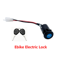 Accessoires et pièces de moteur pour vélo électrique, scooter, vélo, serrure, clé