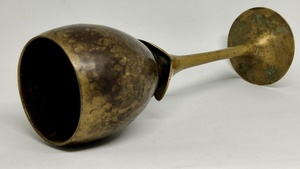 kitchen copper drinkware dining copper <b>goblet</b> serving copper <b>wine</b> glass utility copper <b>goblet</b> multipurpose kitchen copper glass - Product Image 3