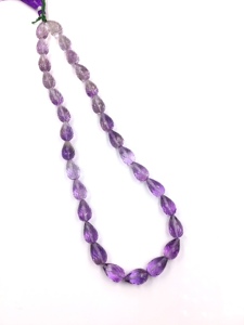 220.00 Carats Pink Amethyst Faceted Drops Beads Necklace Natural Pink Amethyst Faceted Drops <b>Top</b> Quality For Fine Jewelry - Product Image 5