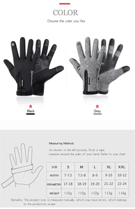Guantes de Invierno para Esquí y Montañismo, con Cierre, Pantalla Táctil, Resistentes al Viento, Cálidos, Impermeables, Ignífugos, de Piel de Cabra, Dedos Completos - Product Image 6