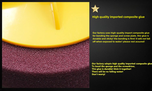 Vente en gros de tampons de polissage en mousse OEM personnalisables de 6 pouces bleu grain grossier garantie de 3 ans pour les détails de la carrosserie - Product Image 4