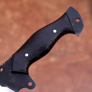 Drop Point Skinner Knife Stainless Steel Blade Micarta Handle Red Leather Sheath Outdoor Use - Product Image 6