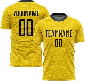 Camiseta de Fútbol Sublimada Personalizada Alligator para Hombre, Manga Corta, Cuello Redondo, Absorbe la Humedad, Verde y Negro, Ropa Deportiva de Equipo - Product Image 3