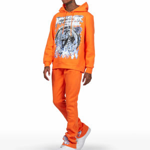 Conjunto Deportivo de Dos Piezas para Hombre, Chaqueta Cortavientos y Pantalones Deportivos de Nailon, Traje Deportivo de Poliéster - Product Image 4