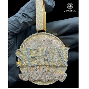 Meilleur Prix, Forte Demande : Pendentif de Luxe Entièrement Sertie de Diamants, Bijou Hip Hop, Pièce Détachée de Style Spectaculaire, Provenant d'un Fournisseur Indien - Product Image 2