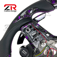 Volant en fibre de carbone forgé personnalisé avec bouton de démarrage pour Volkswagen VW GTI Series/Golf 7R Series Mk7 Mk7.5 GLI