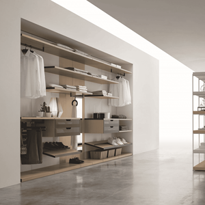 Armario de Madera Moderno Europeo JY, Diseño Ajustable, Color y Tamaño Personalizables, Armario para Dormitorio, Hogar, Hotel, Apartamento, Villa, Garantía de 2 Años - Product Image 4