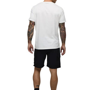 Nuevos Pantalones Cortos Cargo Elásticos para Hombre, 100% Algodón, Venta al por Mayor, Pantalones Cortos con Cordón Estilo Hip Hop, Pantalones Cortos Cargo para Hombre - Product Image 3