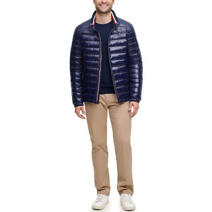 High Quality Men's <b>Winter</b> Jacket Slim Zipper Closure Bubble Puffer Waterproof 95% Duck Warm Thermal Coated Breathable Long Plus - Product Image 1