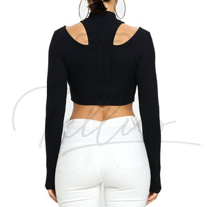 Women Summer Crop <b>Top</b> Solid Color Breathable Yoga Running Sports Fitness <b>Top</b> Casual Ladies T-shirt Long Sleeve Srop <b>Tops</b> - Product Image 5