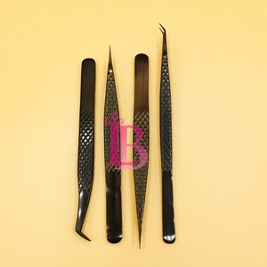 Nouvelles pinces Care Bear en vison durable, meilleures ventes, pour extensions de cils, pinces plates avec logo, offre spéciale Bear Bottom - Product Image 2