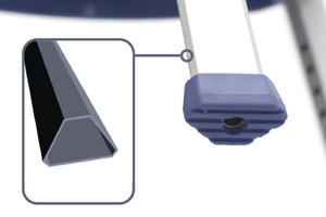 ไต้หวัน M "เก้าอี้อาบน้ำมุมพลาสติกเก้าอี้อาบน้ำผู้สูงอายุเพื่อความปลอดภัยในห้องน้ำ - Product Image 6