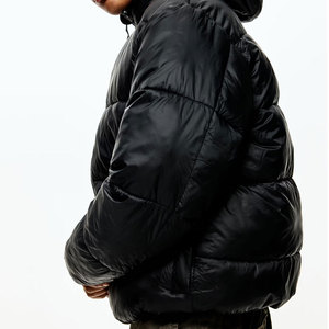 Veste matelassée pour homme, style tendance, manches longues, tissu léger, confortable, design décontracté. - Product Image 5