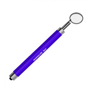 Miroir buccal dentaire avec lumière LED, manche de couleur violette, instrument d'examen oral, instruments chirurgicaux en acier inoxydable allemand - Product Image 3