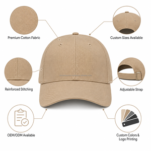 Gorra de Béisbol Unisex de 6 Paneles, Color Sólido, Sarga de Algodón, Estilo Casual, para Adultos, Uso en las Cuatro Estaciones - Product Image 2