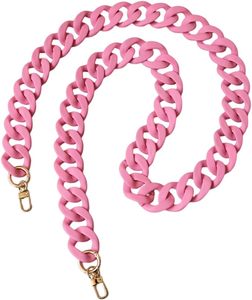 Resin Acrylic Art Deco Handicraft Detachable Handbag Chain Purse Handle <b>Straps</b> <b>Replacement</b> Shoulder/Crossbody <b>Bag</b> Decorative - Product Image 1