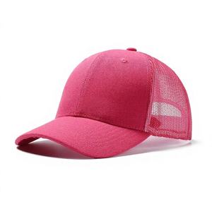 Casquette Trucker Unisexe Noire en Maille à 6 Panneaux Réglable avec Fermeture Snapback – Idéale pour l'Extérieur et l'Été - Product Image 4