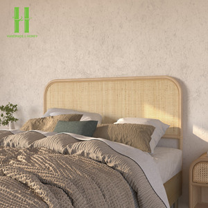 Muebles de Dormitorio Ecológicos de Ratán, Cabecera de Cama de Ratán Natural, Tamaño Personalizable, Cabecera en Forma de Flor, Ratán 2026 - Product Image 5