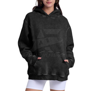 Sudadera con Capucha para Mujer, Estilo Acid Wash, Transpirable, de Algodón, en Oferta, para Uso Diario - Product Image 2