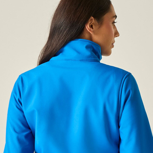 Custom <b>Women</b> Softshell <b>Jacket</b> Stand Collar Outdoor Casual Windproof Full Zip Utility Pockets Lightweight Weather Resistant Wear - Product Image 4