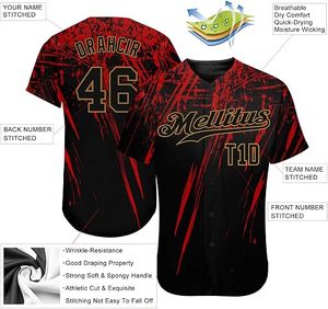 เสื้อเบสบอลซอฟต์บอลแบบกำหนดเองสำหรับทุกเพศ ดูดซับความชื้น พิมพ์ลายแบบระเหิด คอวี แขนสั้น ปักชื่อส่วนตัว - Product Image 3