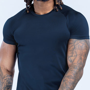 เสื้อยืดออกกำลังกายแขนสั้นผู้ชาย ผ้ารัดรูป ยืดหยุ่นสูง คอกลม แห้งเร็ว เหมาะสำหรับวิ่งและฝึกซ้อม - Product Image 5