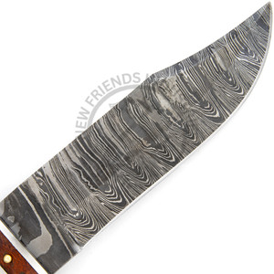 Nouvelle édition, couteau de chasse Viking à pointe clip en acier Damas fait main, couteau de camping à lame fixe de collection, couteau de survie - Product Image 4