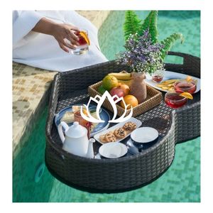 Bandeja Flotante Impermeable de Ratán 2026, Superventas, para Piscina y Baño, Diseño Premium, Ecológico y Duradero - Product Image 1