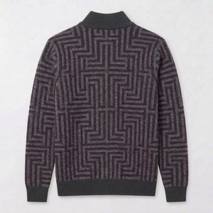 Sweat à capuche épais 100 % coton pour homme, personnalisé avec lettres réfléchissantes, style streetwear, coupe oversize, en molleton – Vente en gros - Product Image 2