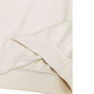 Ensemble survêtement femme oversize avec pantalon droit, couleur unie, tenue athleisure deux pièces, approvisionnement en gros OEM - Product Image 5