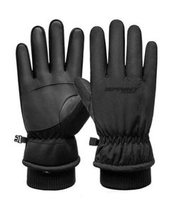 Waterproof Insulated <b>Ski</b> Gloves Full Finger Winter Outdoor Gloves Non Slip Palm for Snowboarding Cycling - Product Image 1