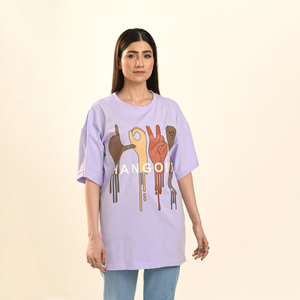 Camiseta de Talla Grande para Mujer, Estilo Casual, Personalizada con Estampado, Venta al Por Mayor - Product Image 6
