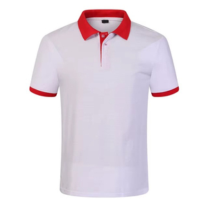 Camiseta Polo de Color Sólido para Hombre, Manga Corta, Mezcla de Algodón, Informal, para Golf, con Logotipo Personalizado, Ropa de Verano - Product Image 3