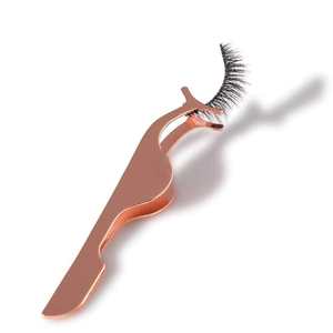 แหนบติดขนตาปลอม DANTRIC IMPLANTS สีโรสโกลด์ ปลายเรียบ ทำจากสแตนเลสสตีล ขนาด 10 มม. อุปกรณ์เสริมความงาม - Product Image 4