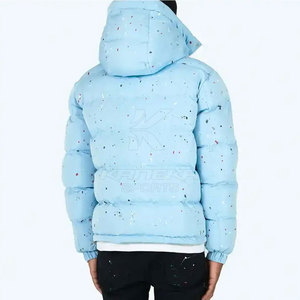Chaqueta Acolchada con Capucha para Hombre, de Alta Calidad, con Logotipo Frontal, Transpirable, Ecológica, para Invierno, Casual, para Venta en Línea - Product Image 3