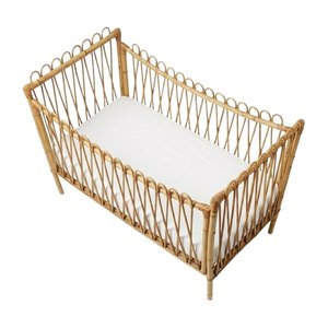 Wholesale Rattan Baby Cot For Newborn Nursery Furniture Cheap Price Factory Direct Sale Hot Sale High Quality Kids Room Decor - Product Image 1