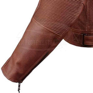 Vestes de moto en cuir de haute qualité à quantité minimale de commande bas pour hommes Veste de moto en cuir au design unique pour hommes - Product Image 6