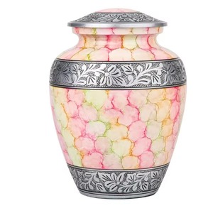แจกันโลหะตกแต่งทรงโกศพร้อมฝาปิด สำหรับตกแต่งบ้านและโต๊ะ - Product Image 4