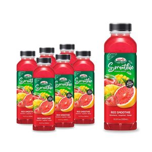 Red <b>Smoothie</b> Strawberry Grapefruit Mango Bulk Supply Premium PET <b>Bottle</b> 500ml Wholesale Beverage Factory Direct - Product Image 3