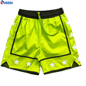 Shorts pour hommes personnalisés, best-sellers, pas chers, patchwork, impression sérigraphique, polyester, pour la course à pied, le basketball, l'entraînement, respirants, pour la salle de sport - Product Image 6