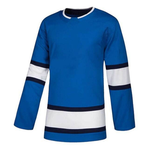 Nouveau Maillot de Hockey sur Glace 2026 en Twill Brodé 3D Unisexe, Faible MOQ, OEM, Qualité Supérieure, Personnalisable, en Coton/Fibre de Bambou Respirant - Product Image 6