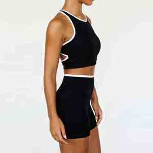 Nouvel ensemble de sport pour femme : soutien-gorge sans bretelles, tenue de yoga et vêtements de fitness pour femmes grandes - Product Image 4