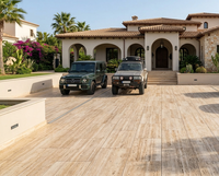 Baldosas de Porcelanato Gris Mármol Arc Teryx 600x600 Mate Antideslizantes, Diseño Moderno para Villa, Técnica de Mosaico para Exteriores, Baño