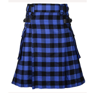 Stylish Solid Breathable Casual Knee-Length <b>Tartan</b> Kilt <b>Skirts</b> Comfortable for Outfits - Product Image 1
