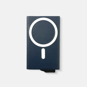 Magnetic Aluminium Card Holder PU Leather Rfid Card Protector <b>Wallet</b> for Mobile Phone magsafe <b>Metal</b> Credit Card Holder - Product Image 2