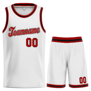 <b>Athletic</b> Performance Basketball Uniform Customizable Team Logo Jersey And Shorts Lightweight Gear For Matches - Product Image 1