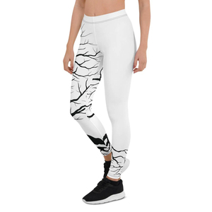 Leggings de sport pour femmes, taille haute, ajustés, de qualité supérieure, design par sublimation, taille adulte, pour l'entraînement - Product Image 6
