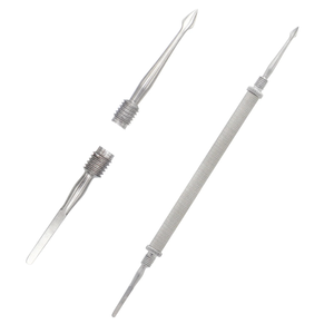 Aiguille de Spud à corps étranger à pointe droite, largeur 3 mm, 15 cm, instrument chirurgical ophtalmique en acier inoxydable, manuel, réutilisable, haute qualité - Product Image 1