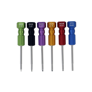 Dental Laboratory Steel Implant <b>Screw</b> <b>Driver</b> Kit 6 Piece Kit Customizable with Holder for Restoration Surgery By Grip Surgical - Product Image 5