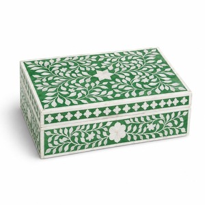 Indian Supplier Luxury Bone Inlay Organizer <b>Box</b> With Handmade Geometric Design For Bedroom Office And Living Room for Sale - Product Image 5